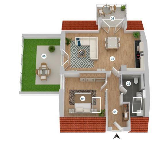 Traumhafte Neue Dachterrassenwohnung Am Soyener See Luaran gambar