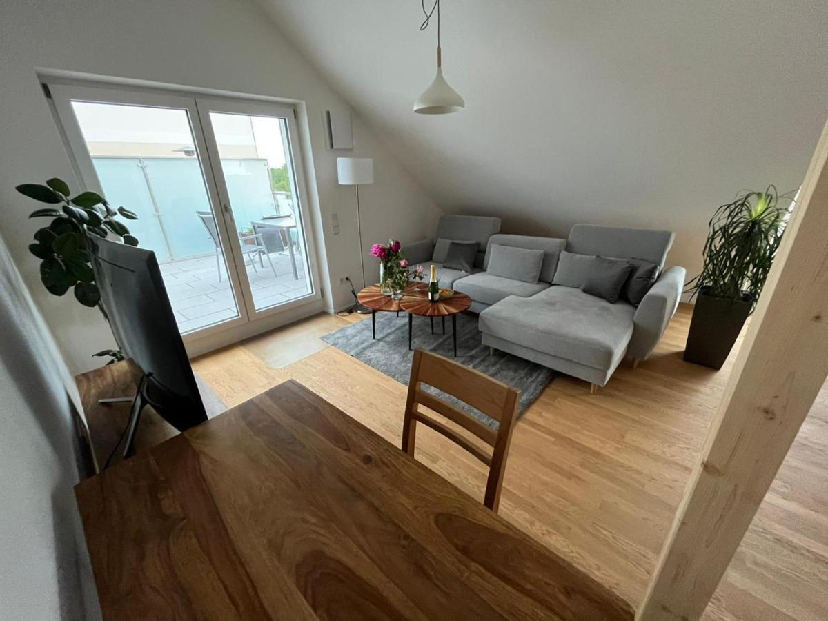 Traumhafte Neue Dachterrassenwohnung Am Soyener See Luaran gambar